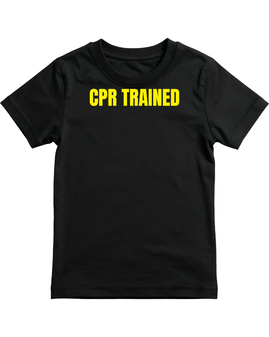 LRG CPR Trained part time ambulance driver Tshirt Black